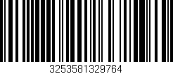 Código de barras (EAN, GTIN, SKU, ISBN): '3253581329764'