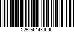 Código de barras (EAN, GTIN, SKU, ISBN): '3253581460030'
