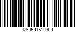 Código de barras (EAN, GTIN, SKU, ISBN): '3253581519608'