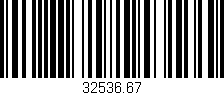 Código de barras (EAN, GTIN, SKU, ISBN): '32536.67'