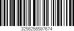 Código de barras (EAN, GTIN, SKU, ISBN): '3256256587674'