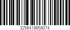 Código de barras (EAN, GTIN, SKU, ISBN): '3256419658074'