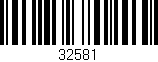 Código de barras (EAN, GTIN, SKU, ISBN): '32581'