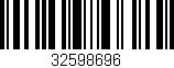 Código de barras (EAN, GTIN, SKU, ISBN): '32598696'
