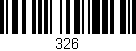 Código de barras (EAN, GTIN, SKU, ISBN): '326'