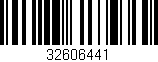 Código de barras (EAN, GTIN, SKU, ISBN): '32606441'