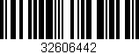 Código de barras (EAN, GTIN, SKU, ISBN): '32606442'