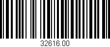 Código de barras (EAN, GTIN, SKU, ISBN): '32616.00'