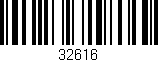Código de barras (EAN, GTIN, SKU, ISBN): '32616'
