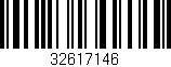 Código de barras (EAN, GTIN, SKU, ISBN): '32617146'