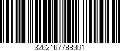 Código de barras (EAN, GTIN, SKU, ISBN): '3262167788901'