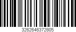 Código de barras (EAN, GTIN, SKU, ISBN): '3262646372805'