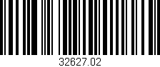 Código de barras (EAN, GTIN, SKU, ISBN): '32627.02'