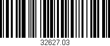 Código de barras (EAN, GTIN, SKU, ISBN): '32627.03'