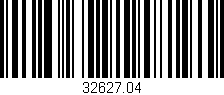 Código de barras (EAN, GTIN, SKU, ISBN): '32627.04'