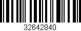Código de barras (EAN, GTIN, SKU, ISBN): '32642840'