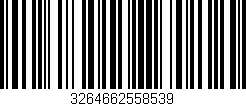 Código de barras (EAN, GTIN, SKU, ISBN): '3264662558539'