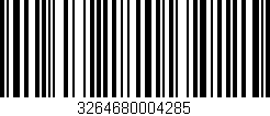 Código de barras (EAN, GTIN, SKU, ISBN): '3264680004285'