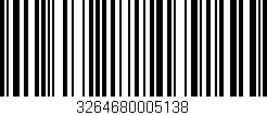 Código de barras (EAN, GTIN, SKU, ISBN): '3264680005138'