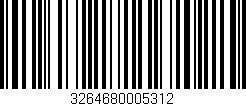 Código de barras (EAN, GTIN, SKU, ISBN): '3264680005312'