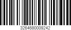 Código de barras (EAN, GTIN, SKU, ISBN): '3264680009242'
