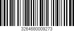 Código de barras (EAN, GTIN, SKU, ISBN): '3264680009273'