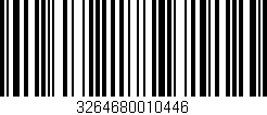 Código de barras (EAN, GTIN, SKU, ISBN): '3264680010446'