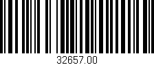 Código de barras (EAN, GTIN, SKU, ISBN): '32657.00'