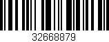Código de barras (EAN, GTIN, SKU, ISBN): '32668879'