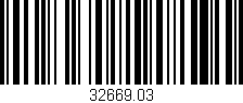 Código de barras (EAN, GTIN, SKU, ISBN): '32669.03'