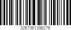 Código de barras (EAN, GTIN, SKU, ISBN): '3267361296276'