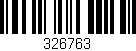 Código de barras (EAN, GTIN, SKU, ISBN): '326763'