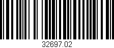 Código de barras (EAN, GTIN, SKU, ISBN): '32697.02'