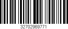 Código de barras (EAN, GTIN, SKU, ISBN): '32702969771'