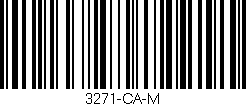 Código de barras (EAN, GTIN, SKU, ISBN): '3271-CA-M'