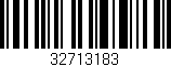 Código de barras (EAN, GTIN, SKU, ISBN): '32713183'
