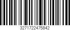 Código de barras (EAN, GTIN, SKU, ISBN): '3271722475842'