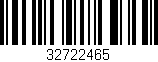 Código de barras (EAN, GTIN, SKU, ISBN): '32722465'