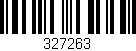 Código de barras (EAN, GTIN, SKU, ISBN): '327263'