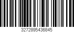 Código de barras (EAN, GTIN, SKU, ISBN): '3272895436845'