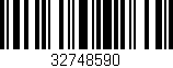 Código de barras (EAN, GTIN, SKU, ISBN): '32748590'