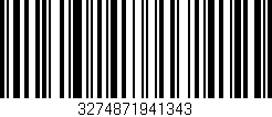 Código de barras (EAN, GTIN, SKU, ISBN): '3274871941343'