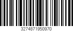 Código de barras (EAN, GTIN, SKU, ISBN): '3274871950970'