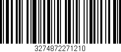 Código de barras (EAN, GTIN, SKU, ISBN): '3274872271210'