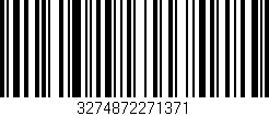 Código de barras (EAN, GTIN, SKU, ISBN): '3274872271371'
