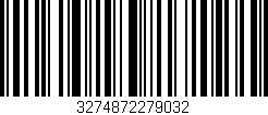 Código de barras (EAN, GTIN, SKU, ISBN): '3274872279032'