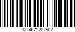 Código de barras (EAN, GTIN, SKU, ISBN): '3274872287587'
