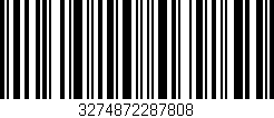 Código de barras (EAN, GTIN, SKU, ISBN): '3274872287808'