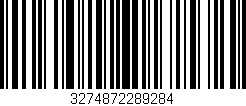 Código de barras (EAN, GTIN, SKU, ISBN): '3274872289284'