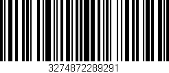 Código de barras (EAN, GTIN, SKU, ISBN): '3274872289291'